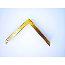 0004 2017 8,50 moldura fina de madeiraHS ouro de 2cm lisa