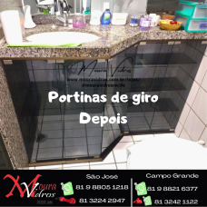 Portinha de abrir ( giro ) para armário / pia