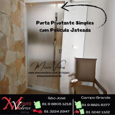 PORTA PIVOTANTE SIMPLES JATEADA