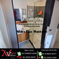 VIDRO FIXO BANHEIRO TEMPERADO BLINDEX