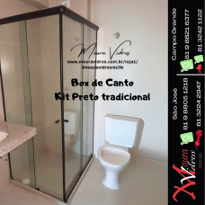 Box de Canto K it Preto tradi cional