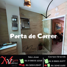 Porta de Correr com batedor