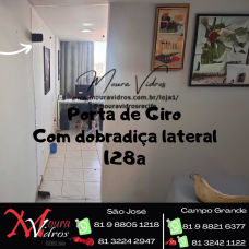 Porta de Giro com dobradiça lateral 128a