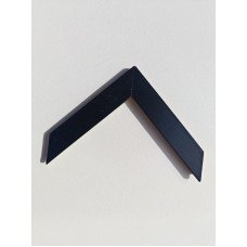 0011-1060 17 Moldura Preta lisa altura 1,5x4,0 largura 
