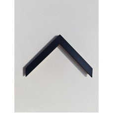 0004-1060 2X 1 7,50 MOLDURA FINA LISA PRETO FOSCO