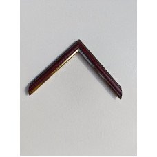 0060-7004 2,2X 1,2 7 MOLDURA VINHO FINO BOLEADO COM FRISO DOURADO