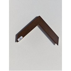 0122-1258 12 3 X1,2 MOLDURA MARROM TABACO LISO RETO 3CM