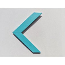 0122-1404 3X1 12 MOLDURA AZUL BEBÊ RETA DE 3CM