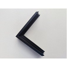 0219-0260 4,5X 2,2 24 MOLDURA BAGUETE , CANALETA PRETO FOSCO