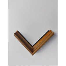 0219-7703 4,5X 2,2 24 MOLDURA BAGUETE , CANALETA REVESTIDA AMADEIRADO CARVALHO