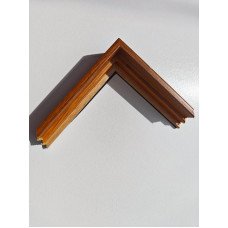 0219-7704 4,5X 2,2 24 MOLDURA BAGUETE , FILETE, CANALETA PARA TELA , CANVA REVESTIMENTO AMADEIRADO CEDRO