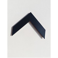 0246-1060 11  4X1,2 MOLDURA DE 4CM LISA RETA PRETO FOSCO