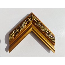 0283-8010  8100  20 6X2 MOLDURA DOURADA TRABALHADA