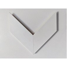 0670-0275 18 7X1,3 BRANCA LISA RETA 7CM