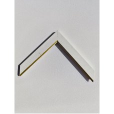 082 1286 10 2 ,5X1 PASPATUR BRANCO COM FRISO DOURADO