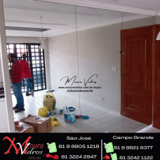 ESPELHO SOB MEDIDA PARA SALA INSTALADO COLADO LAPIDADO