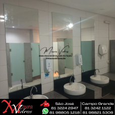 ESPELHO PARA BANHEIRO WC LAVABO VESTIÁRIO