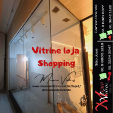 VITRINE VIDRO FIXO SHOPPING