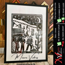 QUADRO SOB MEDIDA PARA XILOGRAVURA QUADRO SOB MEDIDA PARA XILOGRAVURA