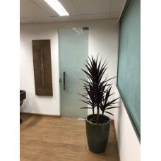 porta pivotante jateada porta pivotante jateada