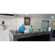 VIDRO FIXO ATENDIMENTO HOSPITAL COVID
