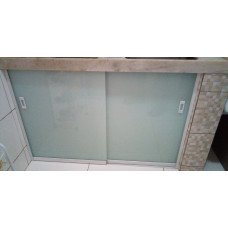 KIT PIA DE VIDRO COM ADESIVO BRANCO KIT PIA DE VIDRO COM ADESIVO BRANCO