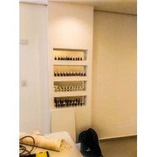 PRATELEIRA + ESPELHOS PARA ESMALTES ( ESMALTERIA )