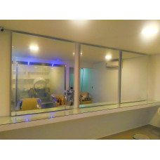ESPELHO VIVIX BISOTADO INSTALADO SALÃO DE BELEZA