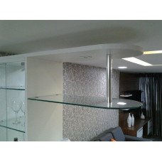 Prateleira 12mm Modelada Inst. Com Cilindro E Prol. Invertido